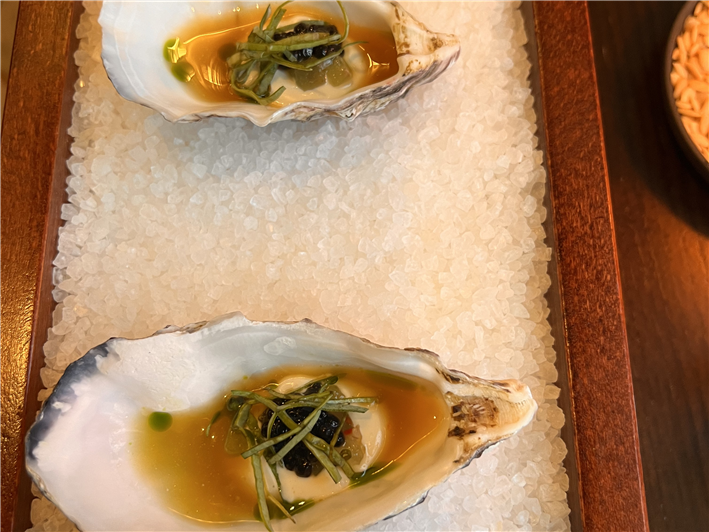 oyster canape